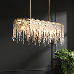 Square Crystal Icicle Chandelier 5