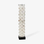 Stacked Alabaster Squares Floor Lamp 1