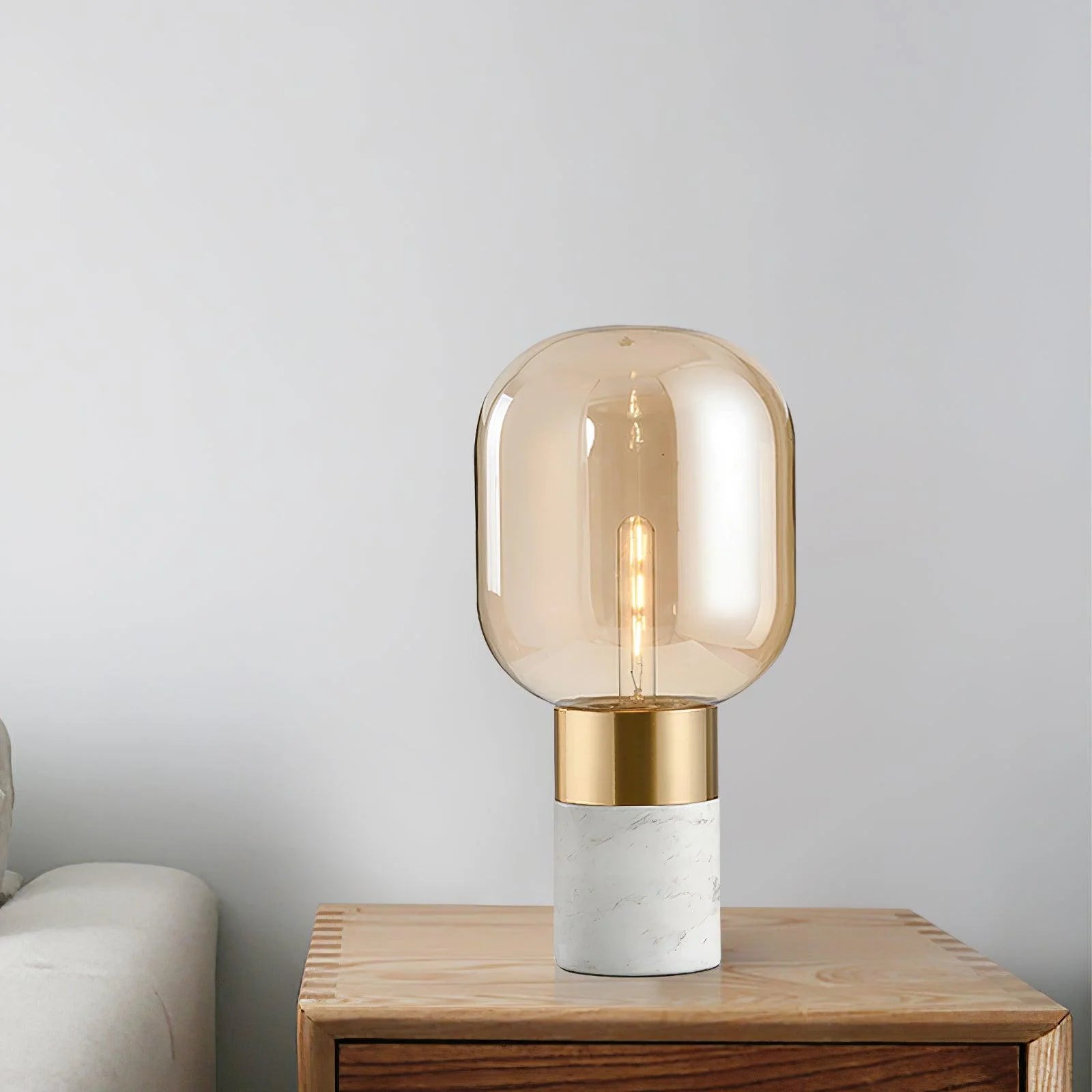 Storm Marble Table Lamp 16