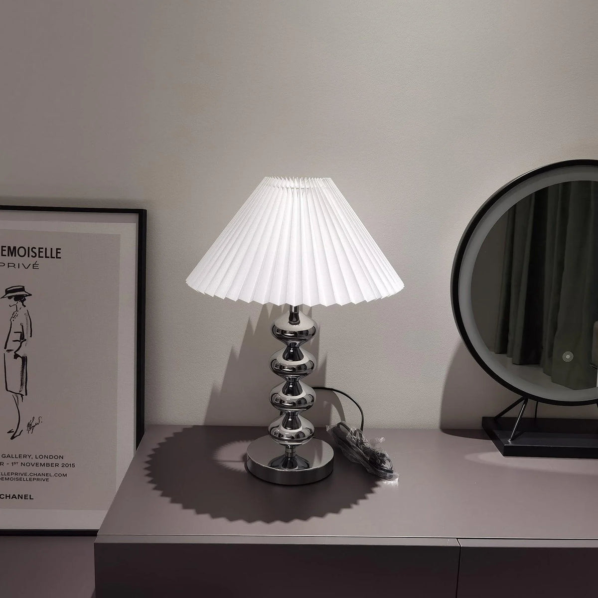 String Pleated Table Lamp 25