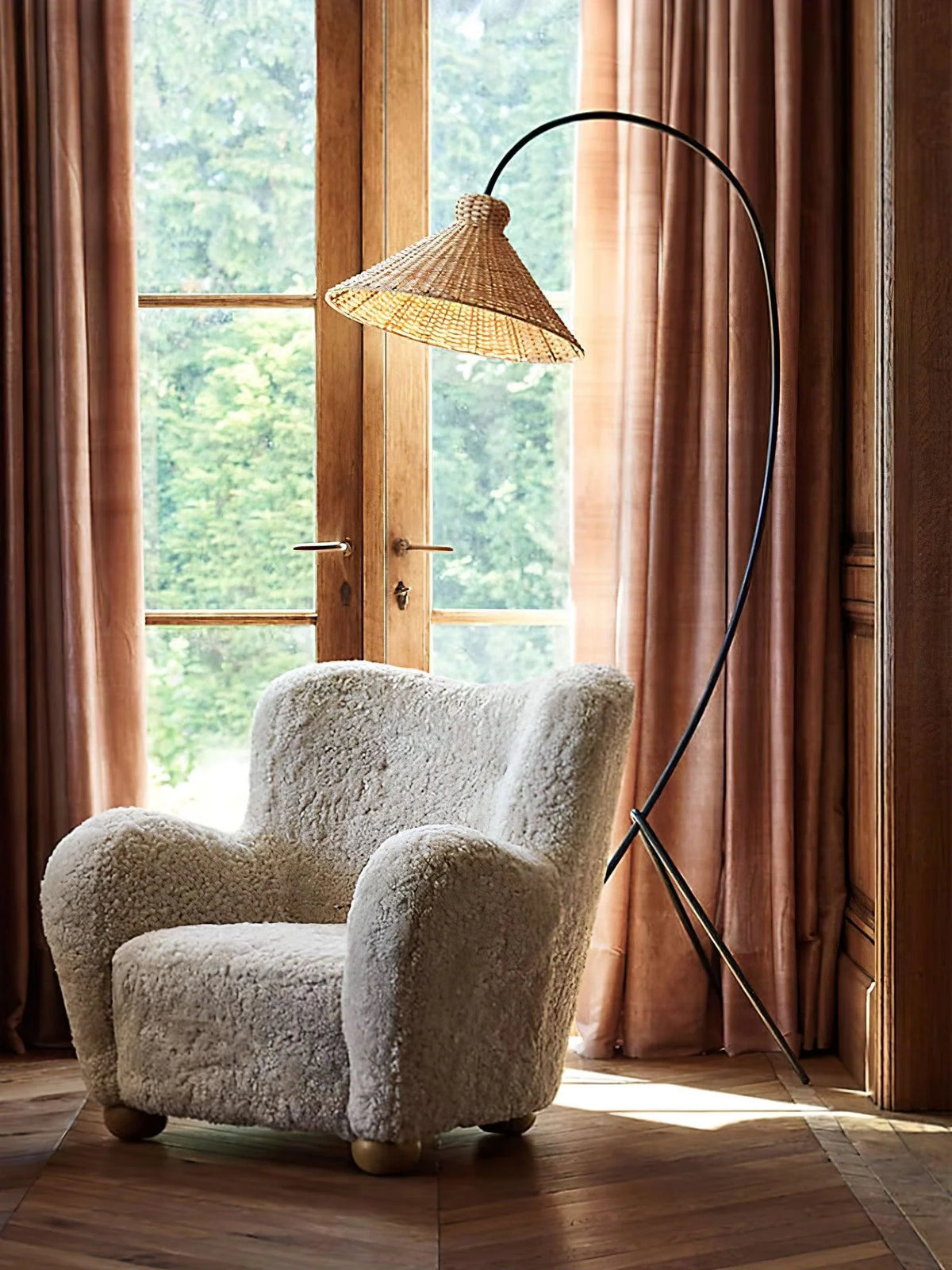 Tana Woven Floor Lamp 44