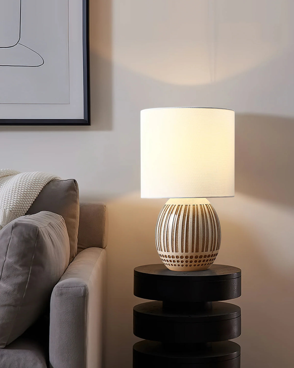 Terra Stripes Table Lamp 9