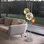 Three Lava Glass Floor Lamp 19