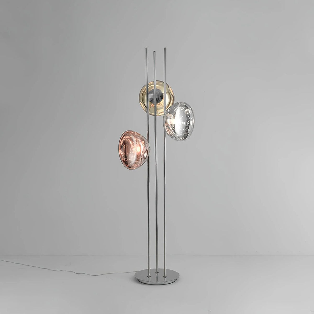 Three Lava Glass Floor Lamp 20