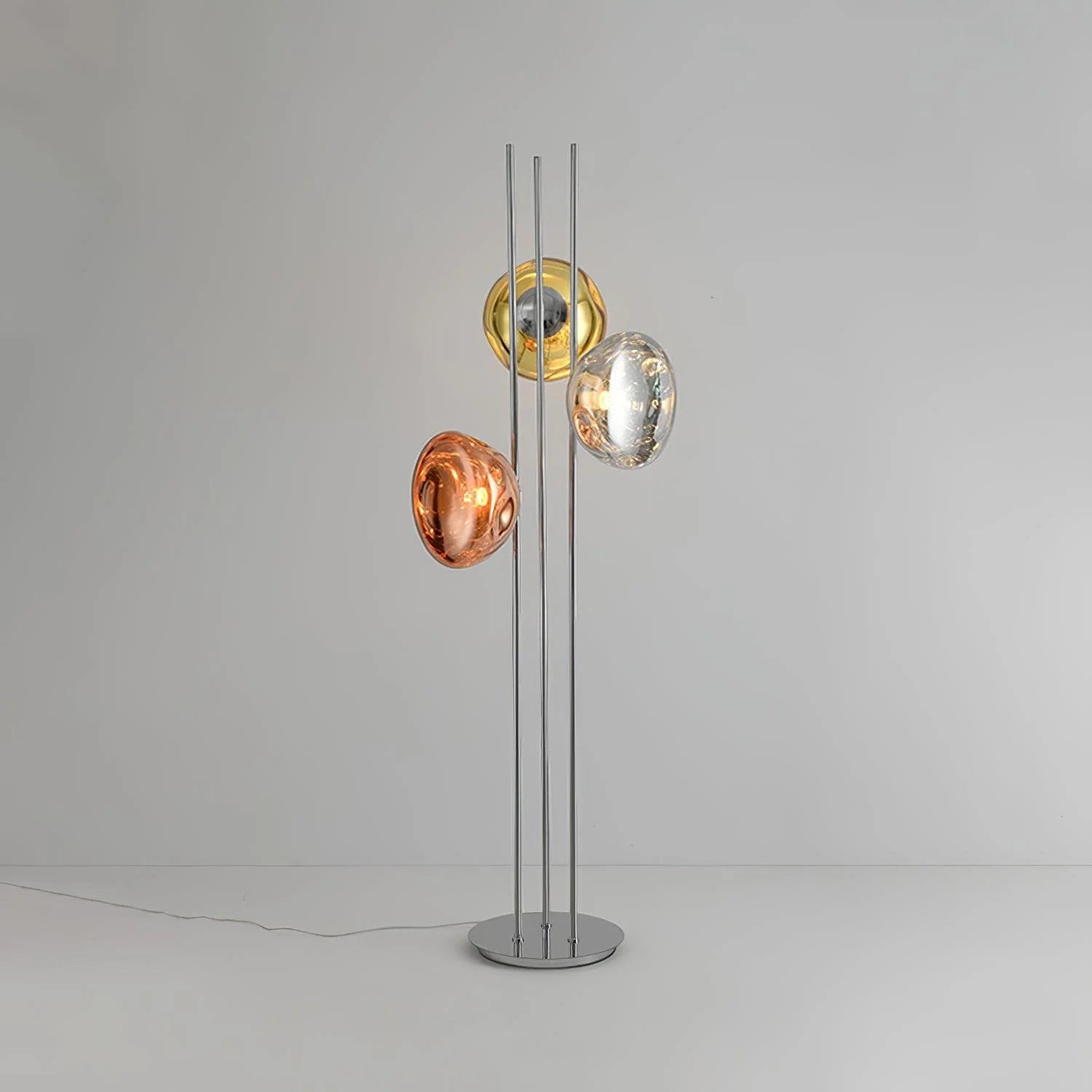 Three Lava Glass Floor Lamp 21