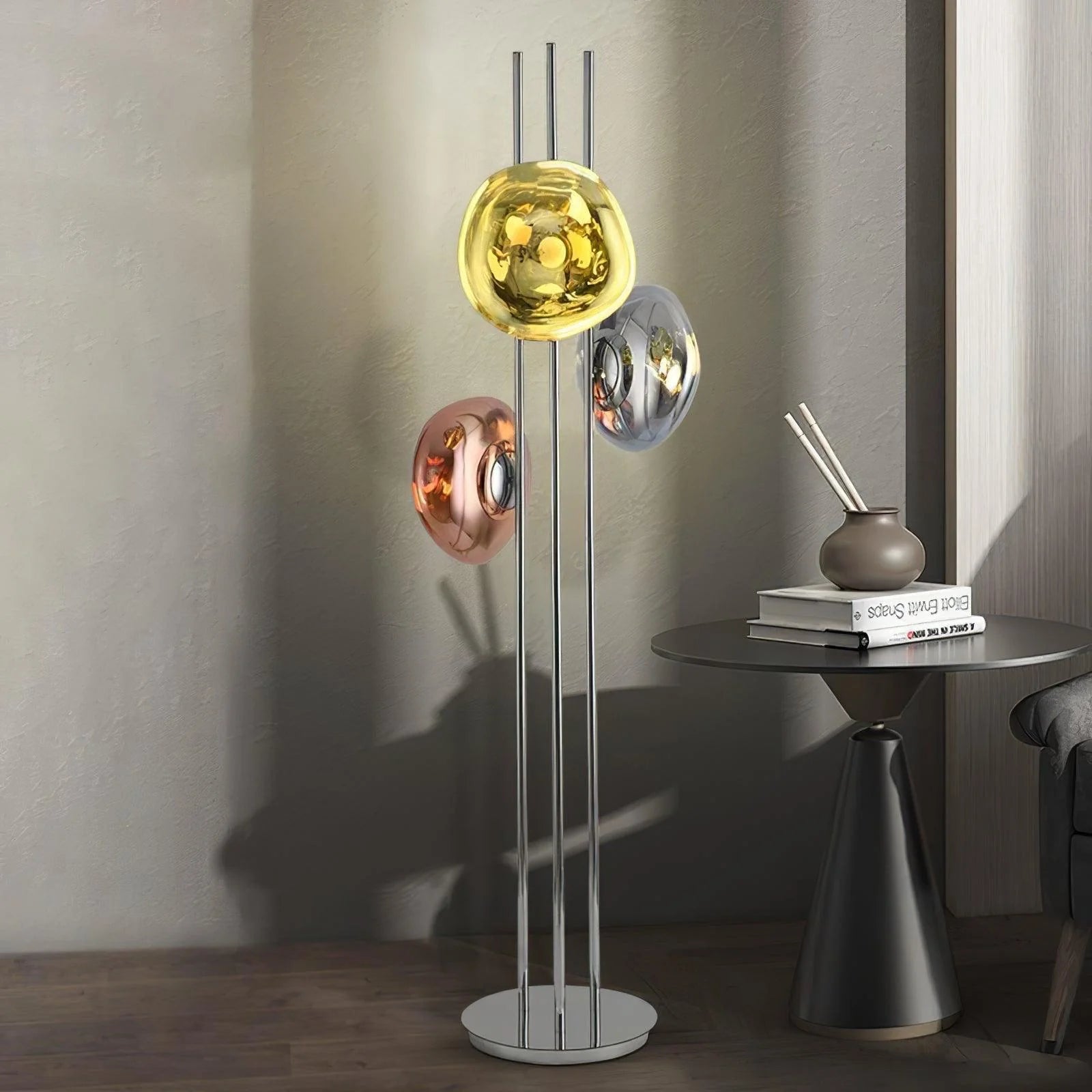 Three Lava Glass Floor Lamp 3