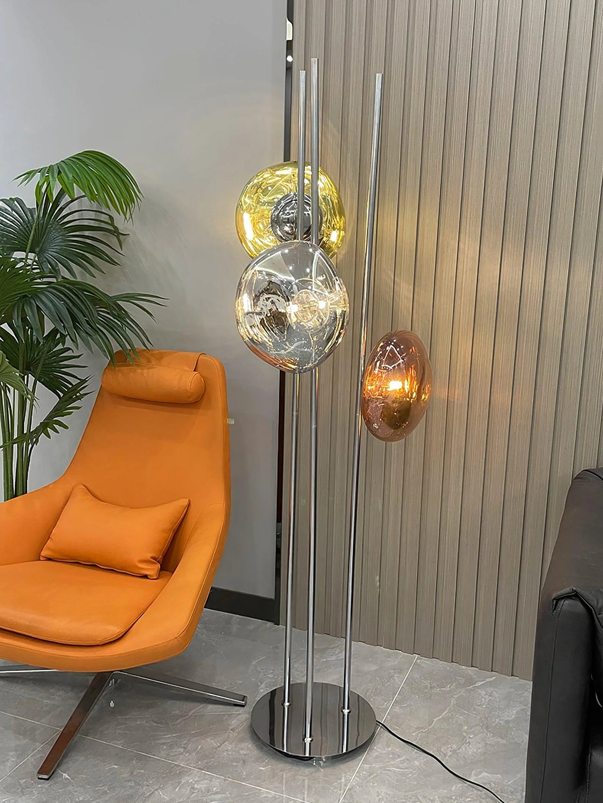 Three Lava Glass Floor Lamp 7