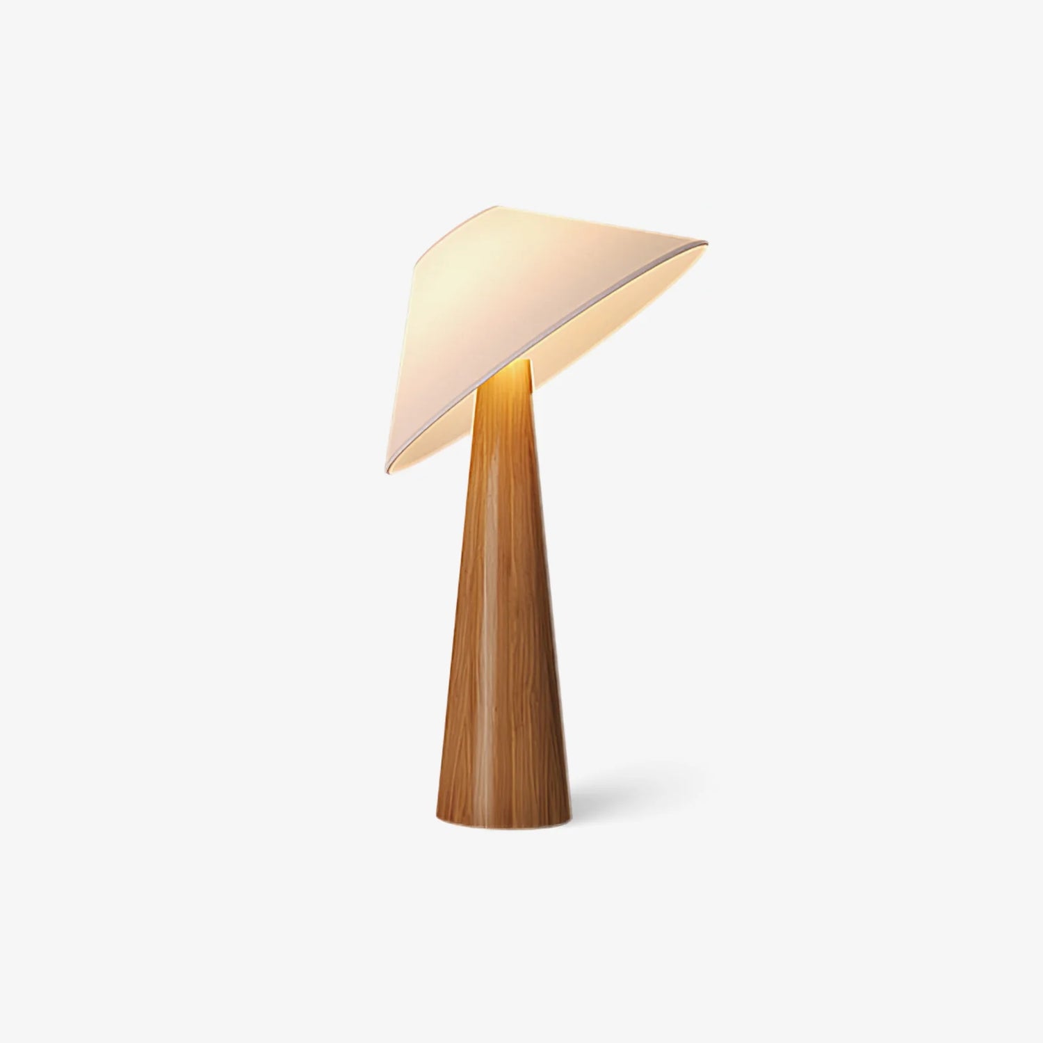 Tilt Hat Wooden Table Lamp 1