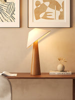 Tilt Hat Wooden Table Lamp 3