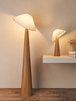 Tilt Hat Wooden Table Lamp 8