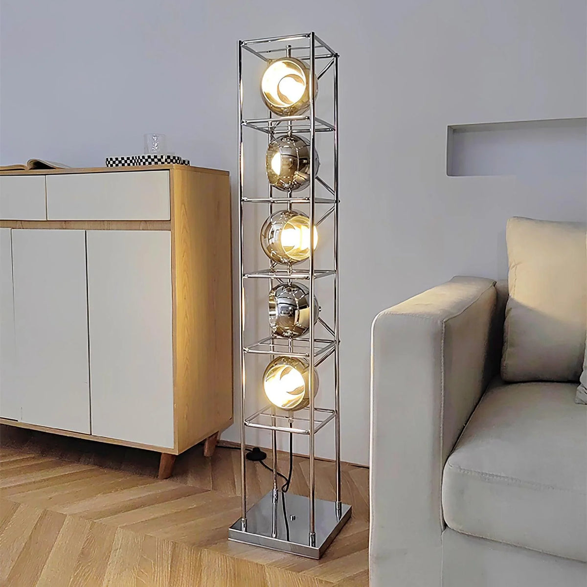 Tower Of Spheres Floor Lamp 2