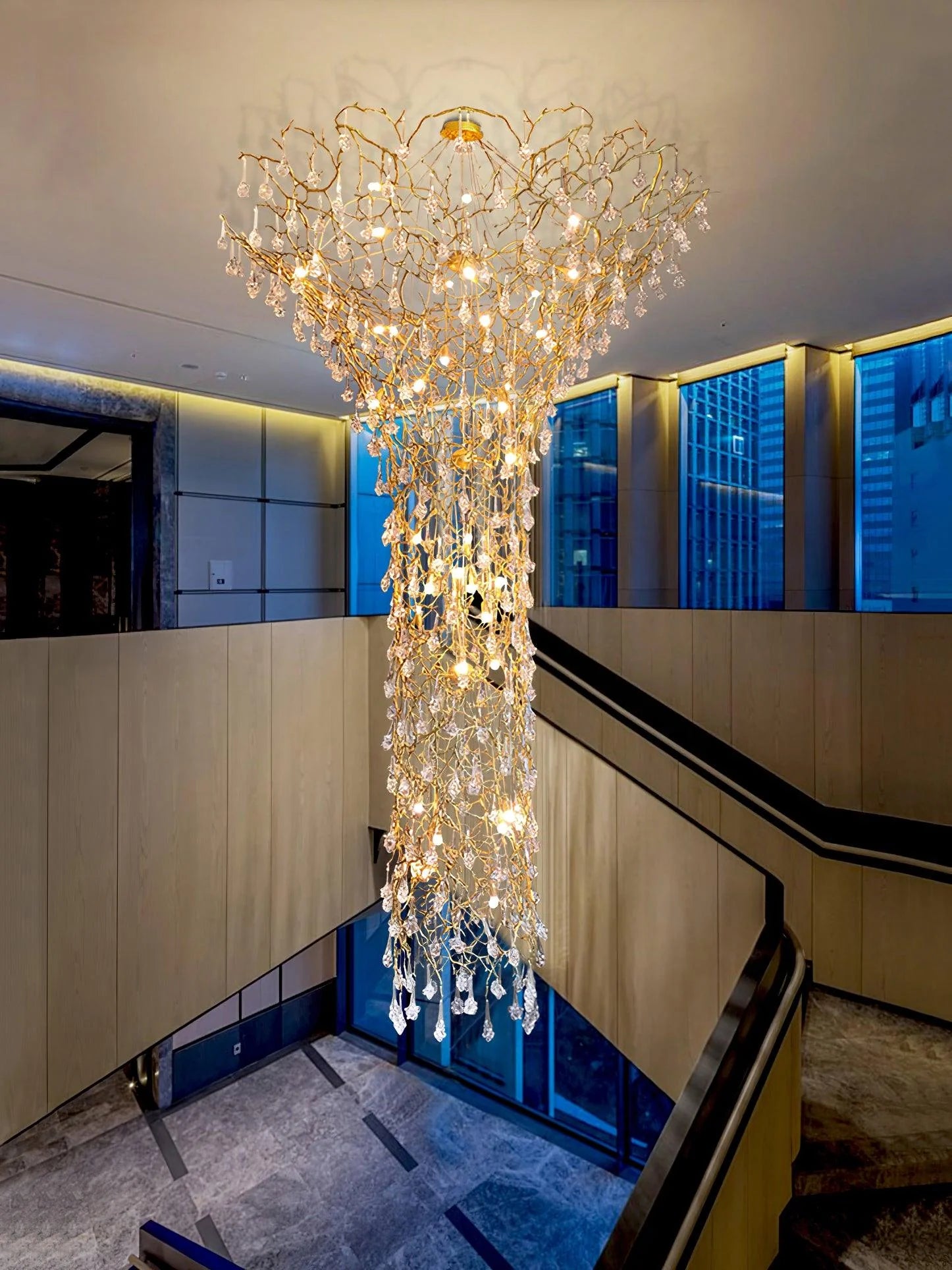 Tree Branch Staircase Chandelier 20