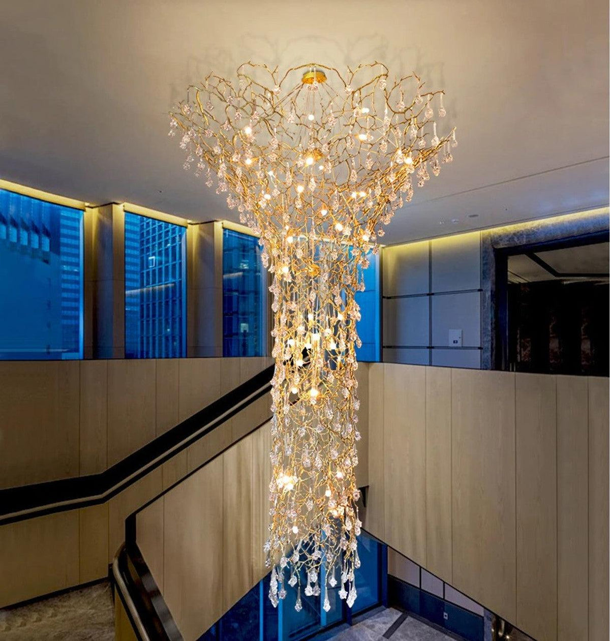 Tree Branch Staircase Chandelier 7