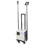 Trolley-Style 2000W Solar Lithium Inverter Generator on a white background
