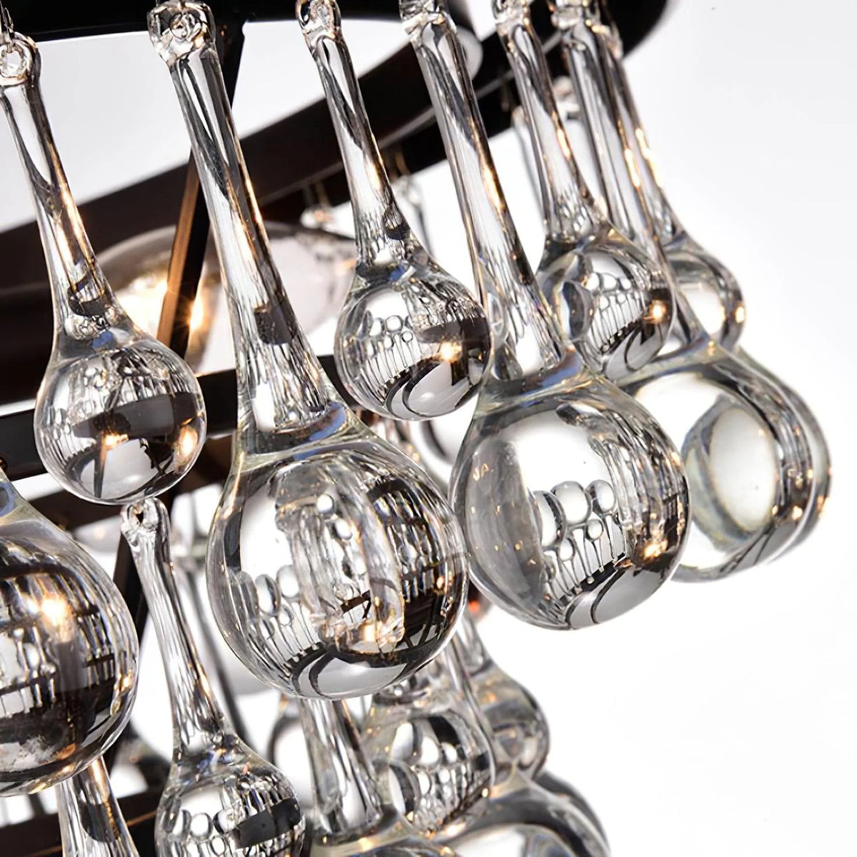 Unique Tiered Crystal Chandelier 14