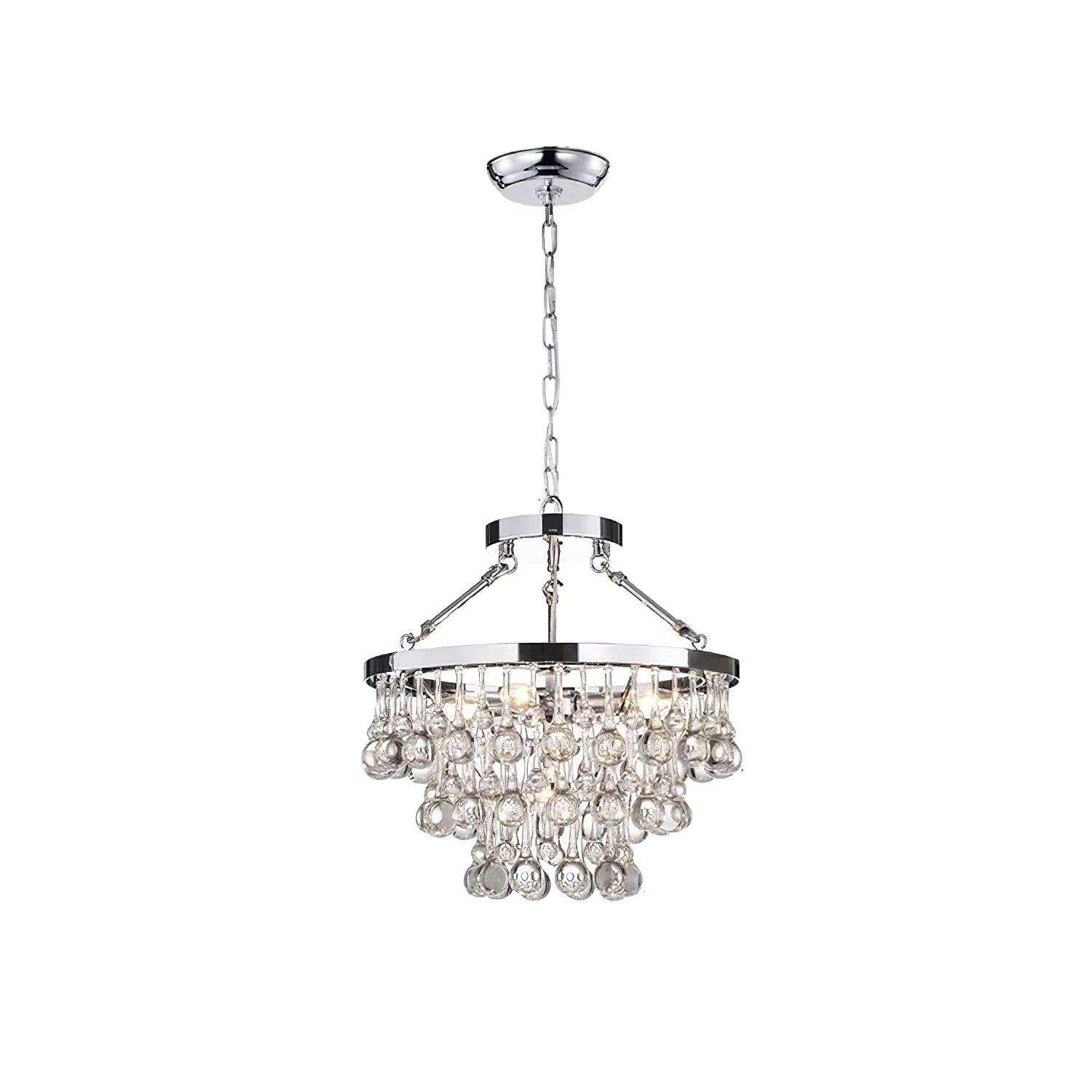 Unique Tiered Crystal Chandelier 16