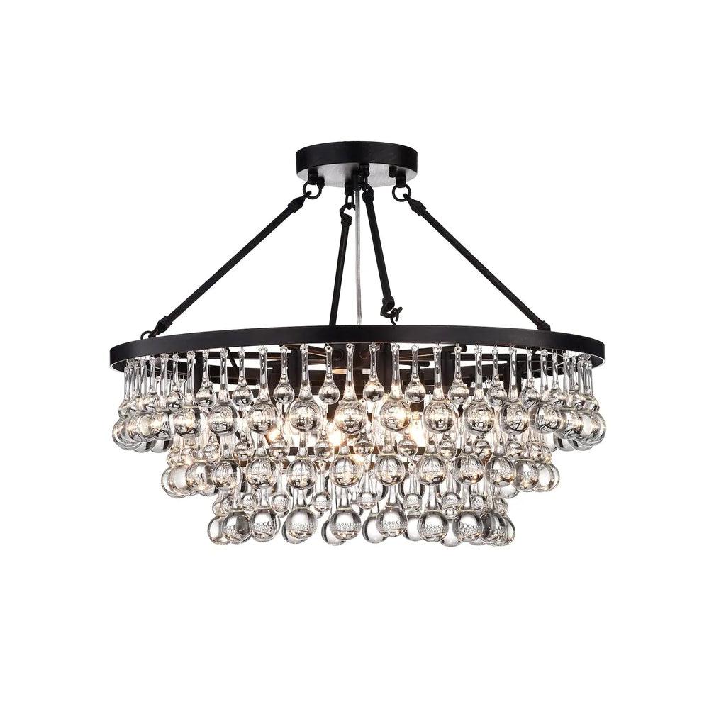 Unique Tiered Crystal Chandelier 32