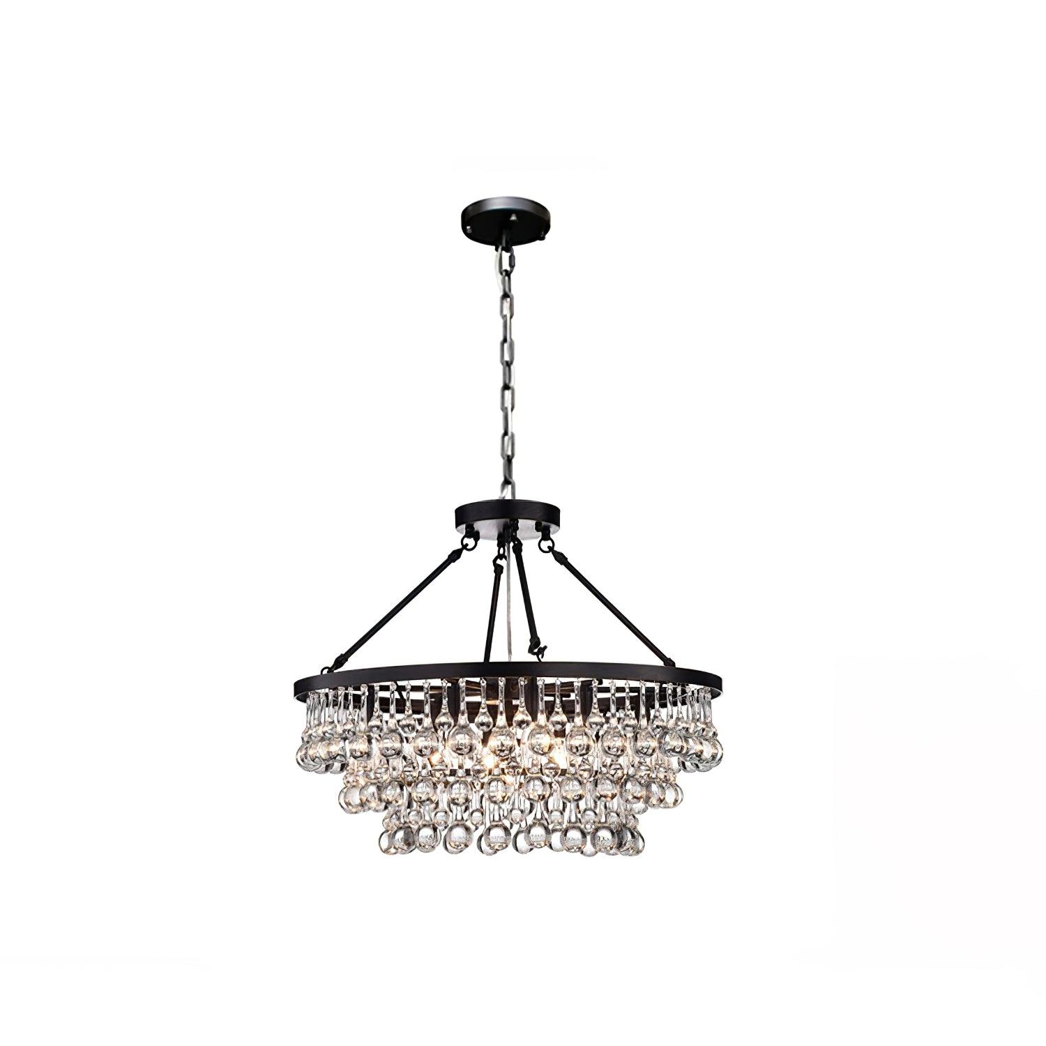 Unique Tiered Crystal Chandelier 7