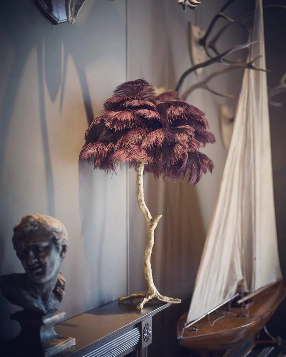 Vertical Feather Desk Lamp 67