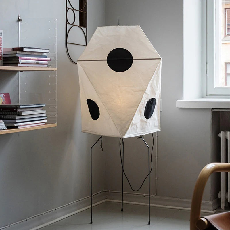 Vertical Rice Paper Floor Lamp 2