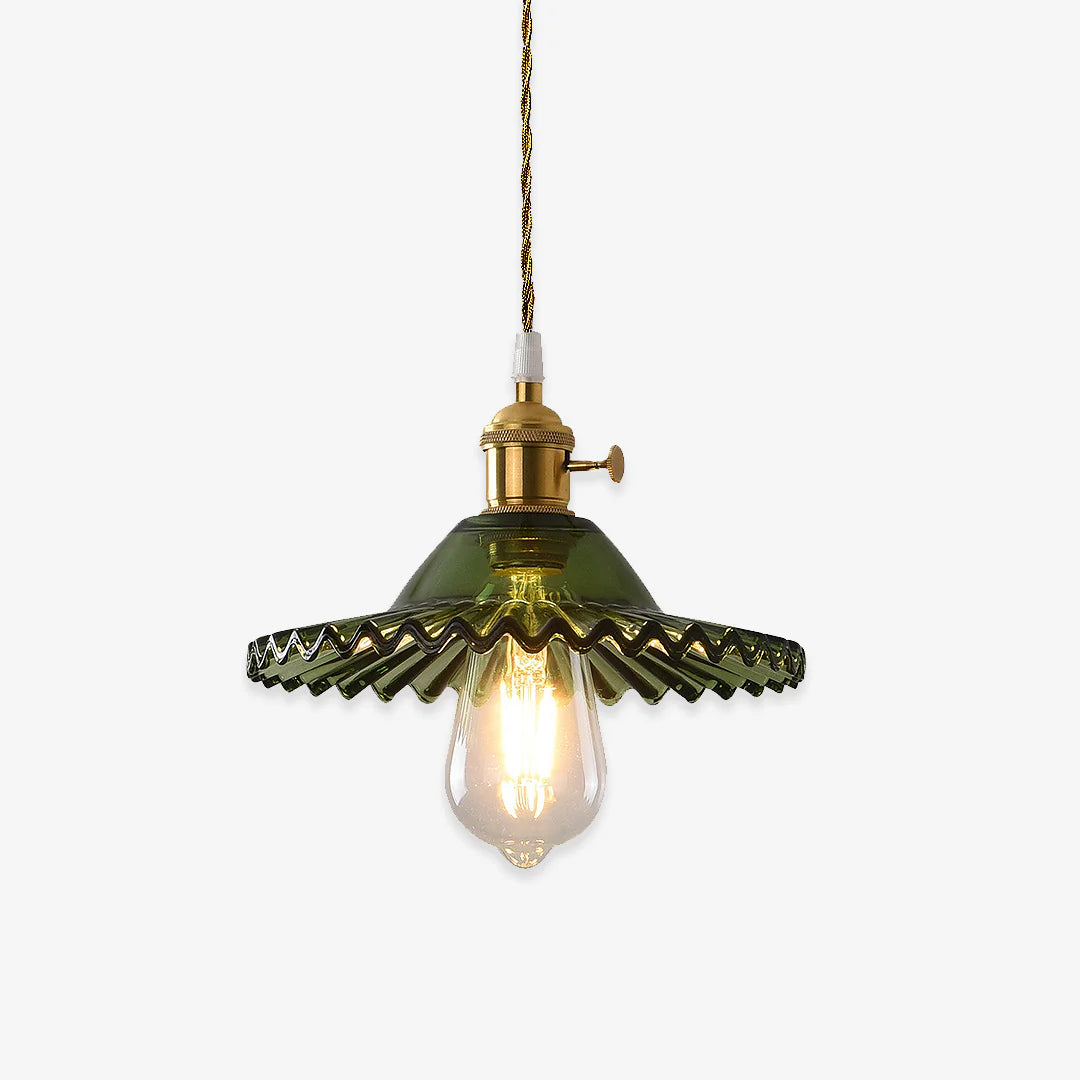 Vintage_Pleated_Glass_Pendant_Lamp_1