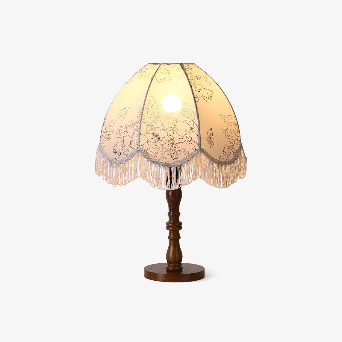 Vintage Tassel Table Lamp 1