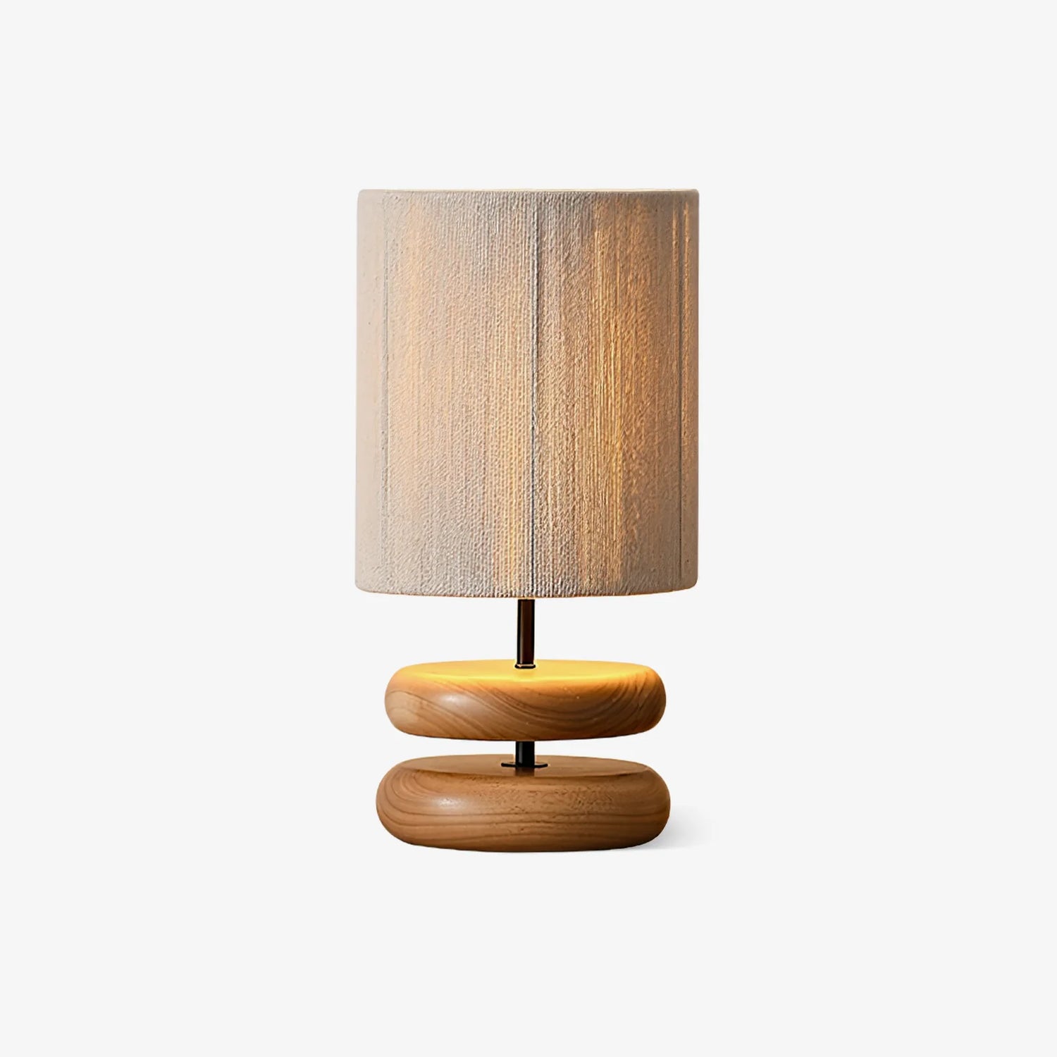 Vintage Wood Table Lamp 1