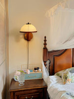 Vintage_Wood_Wall_Sconces_in the bedroom