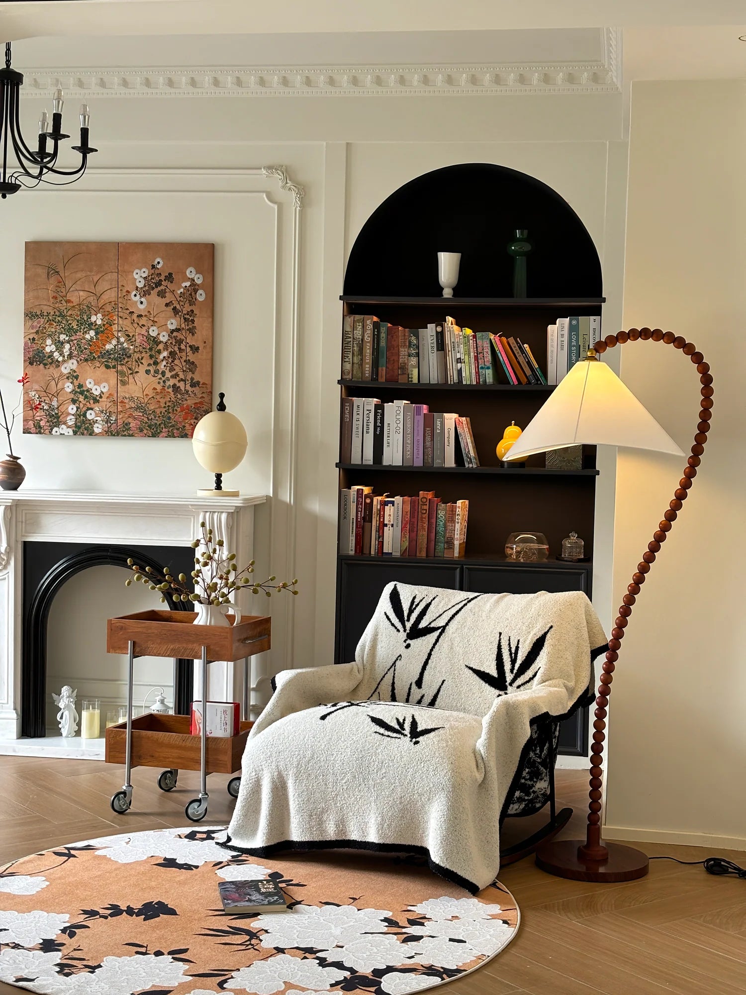Vintage Wooden Floor Lamp 2