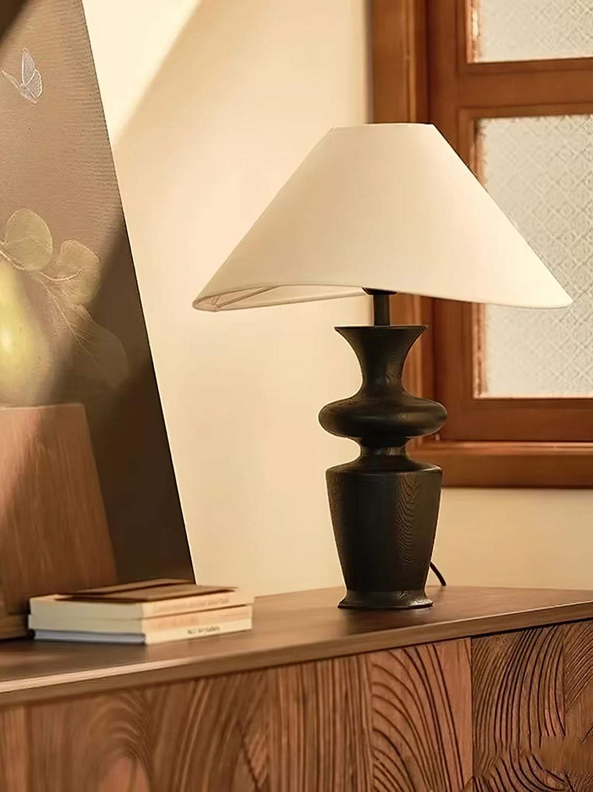 Wavy Wood Table Lamp 5