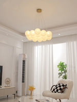 White Ball Chandelier 11