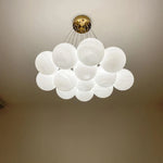 White Ball Chandelier 13