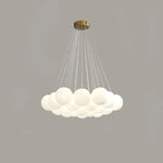 White Ball Chandelier 17