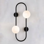 White Glass Bulb Wall Lamp 31