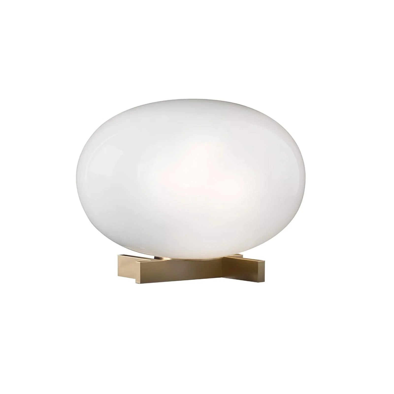 White Oval Table Lamp 11