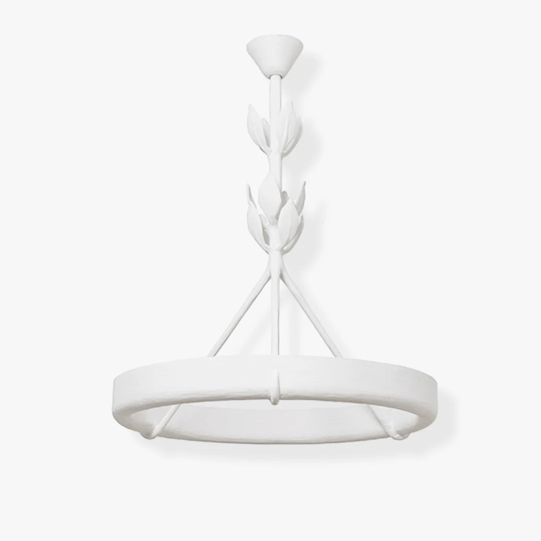 White_Plaster_Chandelier_1