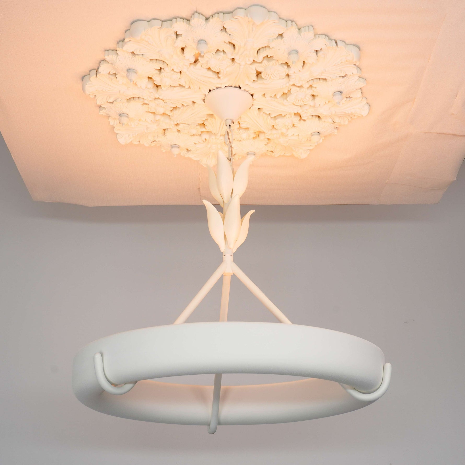 White_Plaster_Chandelier_12