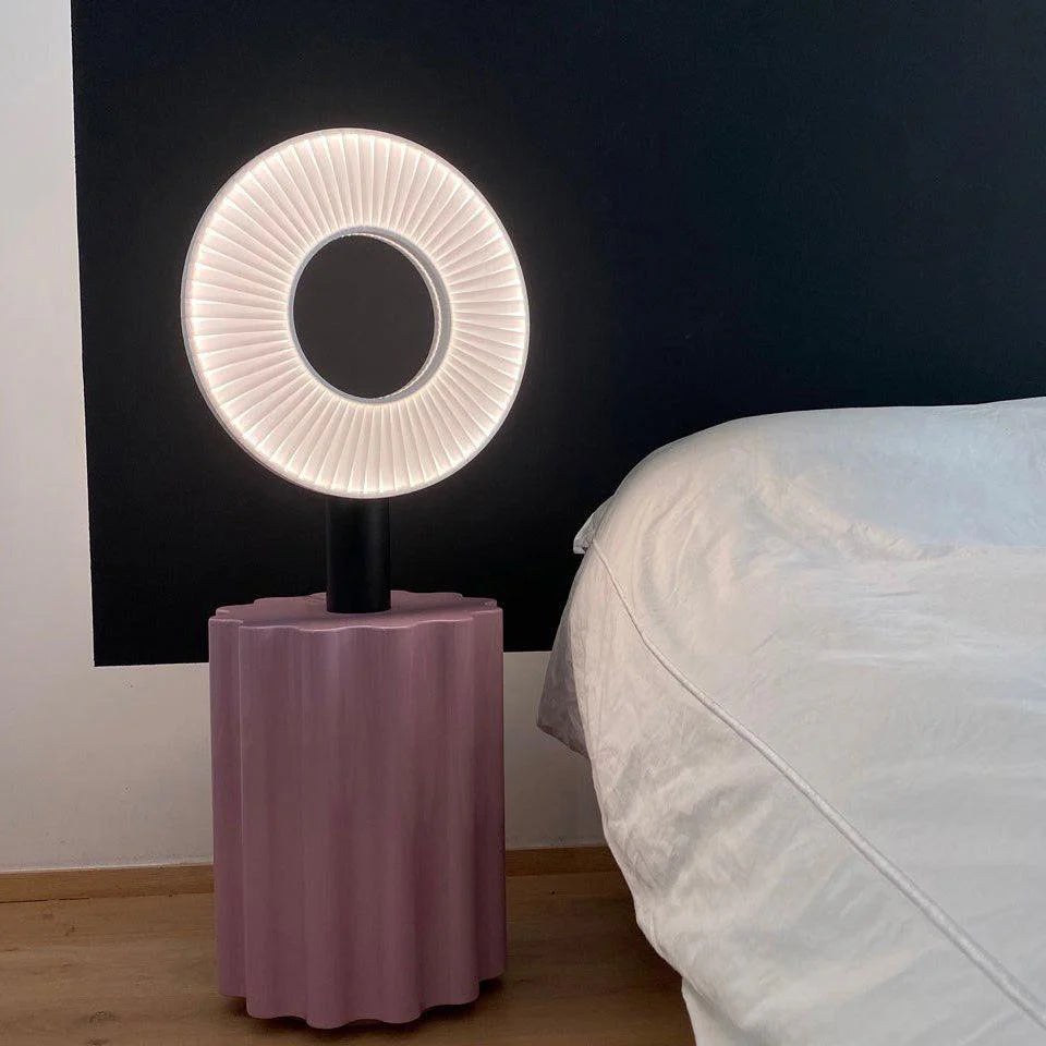 White Ring Table Lamp 17