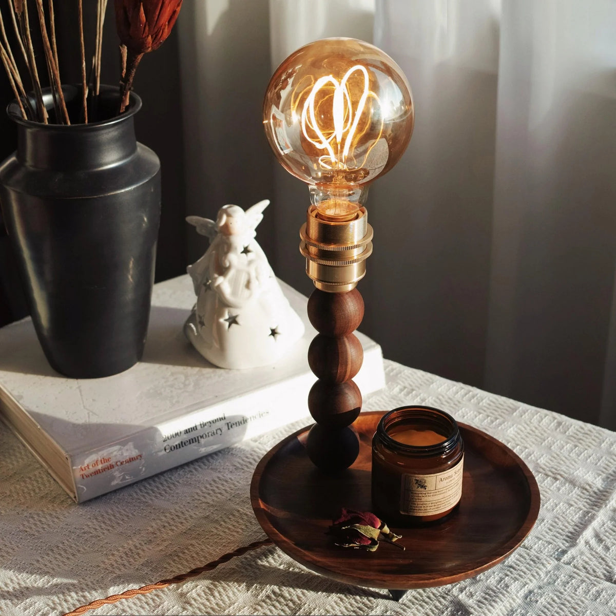 Wood Candy Table Lamp 2