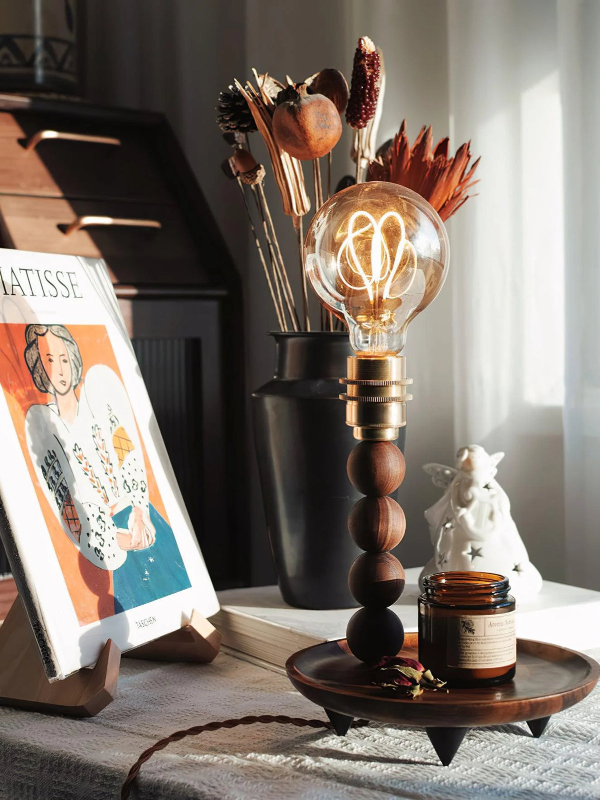 Wood Candy Table Lamp 5