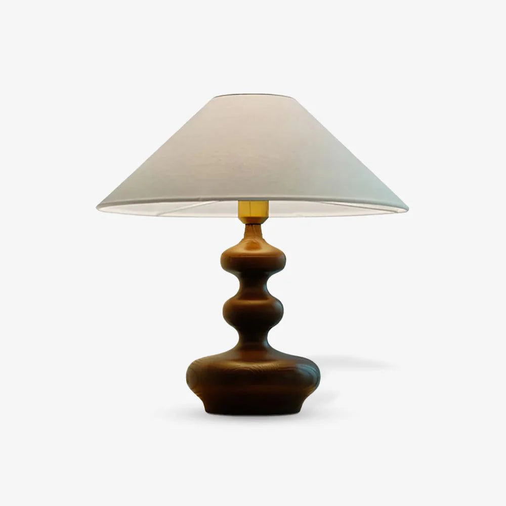 Wood Gourd Table Lamp 1