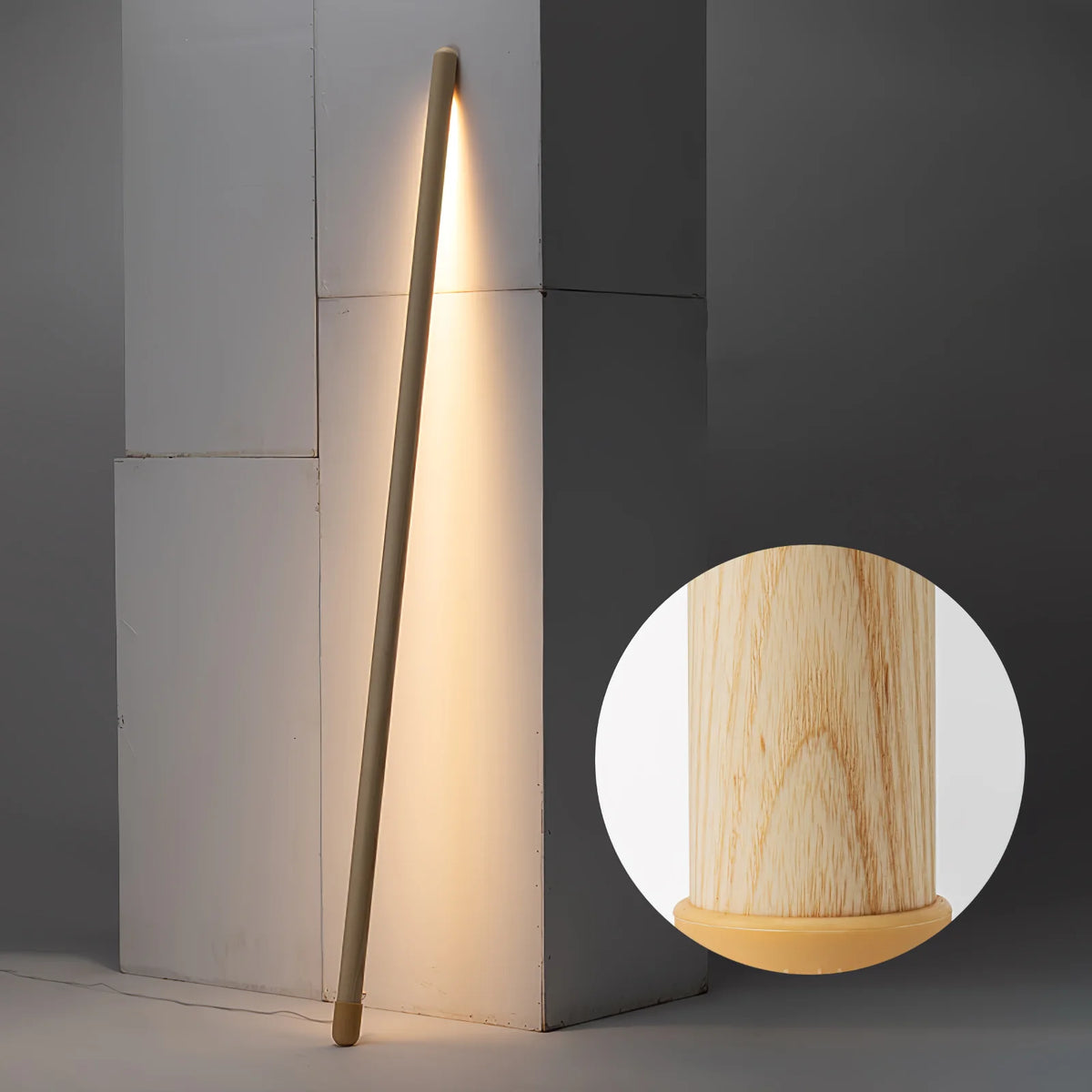 Wood Linear Floor Lamp 3