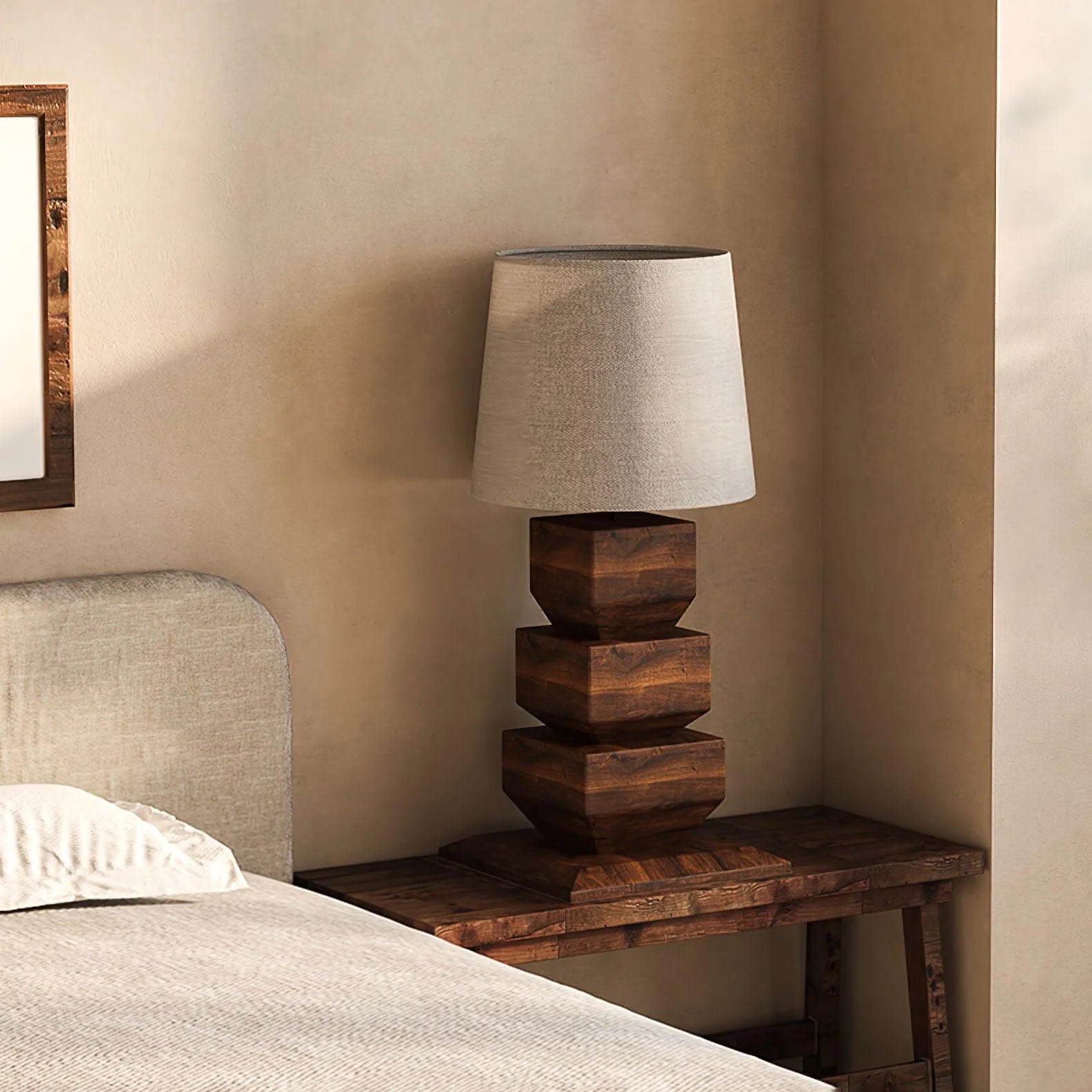 Wood Stack Table Lamp 10