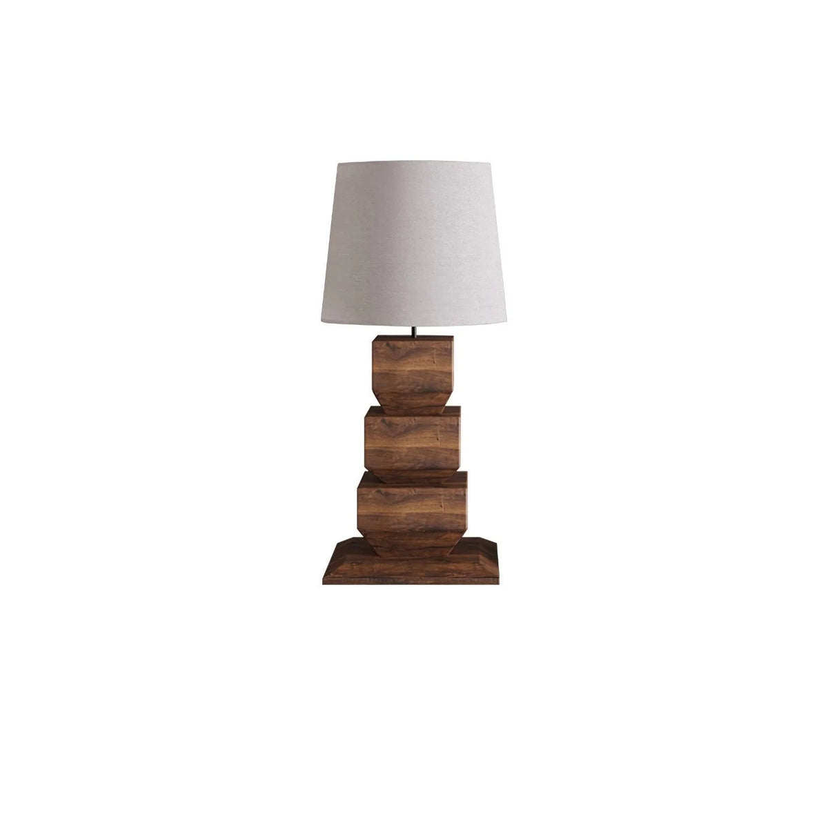 Wood Stack Table Lamp 7