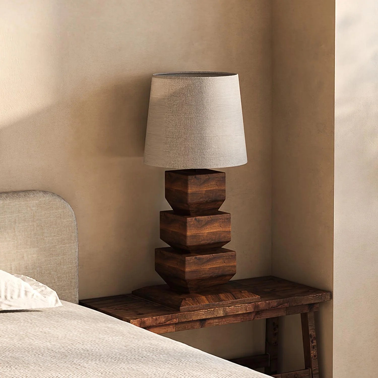 Wood Stack Table Lamp 8