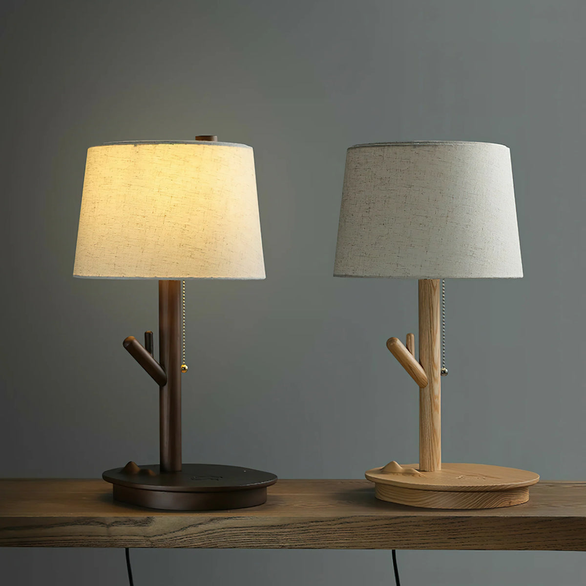 Wood Twig Table Lamp 18