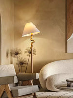 Wood Twisted Floor Lamp 24