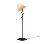 Wood Twisted Floor Lamp 8