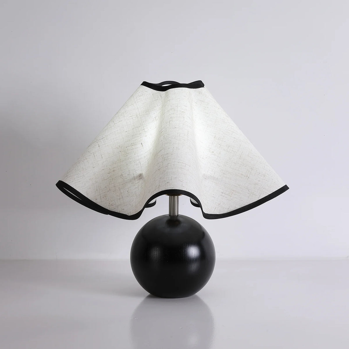 Wood Wavecrest Table Lamp 11