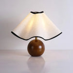 Wood Wavecrest Table Lamp 20